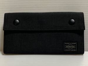 ☆未使用 PORTER ポーター SMOKY LONG WALLET スモーキー ロング ウォレット 592-26371 長財布 財布 ブラック 吉田カバン