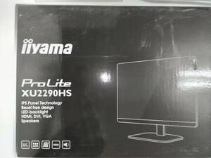 iiyama ProLite XU2290HS-B1 IPS 21.5インチ フルHD ディスプレイ HDMIケーブル等付属品一式あり　動作確認済み