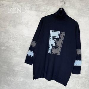 『FENDI』フェンディ (42) FFロゴ ニットセーター