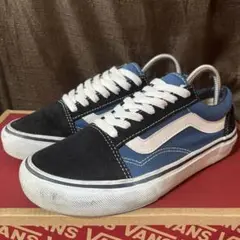 VANS OLDSKOOL 23.5cm ネイビー　スエード　合わせやすい　美品