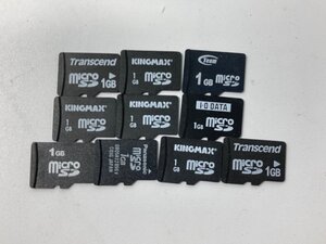 microSDカード　1GB　まとめ売り　10枚　Panasonic　I・O DATA 他　現状品　TJ1.027　/02