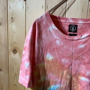 [KWT3584] VOLCOM 半袖Tシャツ レディース マーブル L ポス