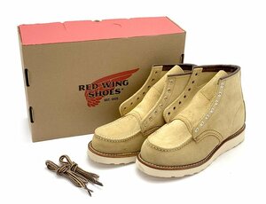 未使用品 RED WING レッドウイング 8833 6 CLASSIC MOC スエードアイリッシュセッター ブーツ US 8D (約26.0cm) ホーソーン ベージュ