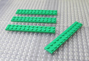 ◆レゴ∥LEGO【2x12プレート/緑 4個】#2445◆正規品 [R15567]