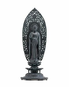 仏像 阿弥陀如来 25cm（青銅彩色）仏師：松久朋琳 原型＿『浄土宗・時宗』 高岡銅器