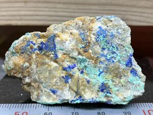 ★今月のセール品★藍銅鉱⑦ 福岡県金華満産　国産鉱物　原石