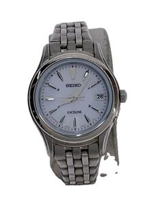 SEIKO◆ソーラー腕時計/アナログ/-/SLV/SLV/1B22-0AM0