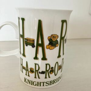 Harrods ハロッズ ベアプリントマグカップ 自宅保管品