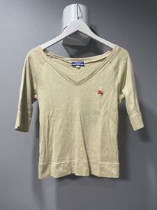 BURBERRY バーバリーBULE LABEL半袖Tシャツカットソーベージュ