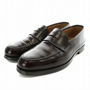 クロケット&ジョーンズ CROCKETT&JONES ボストン BOSTON ローファー レザー 9.5 28.0cm 茶 ブラウン 28363 /NW41 メンズ