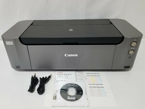 総印刷枚数800枚 純正インク 美品 全額返金保証付 Canon インクジェットプリンター PRO-100S