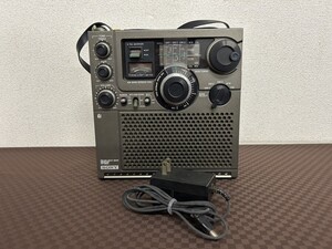 A3　SONY　ソニー　ICF-5900　Skysensor　スカイセンサー　昭和レトロ　ラジオ　通電確認済　簡単な音出OK　オーディオ機器　アンティーク