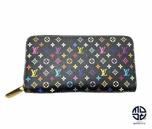 LOUIS VUITTON ルイヴィトン マルチカラー ノワール ジッピーウォレット M60243 長財布 サイフ