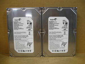 ▽SEAGATE ST3500641NS 500GB SATA 7200rpm 3.5型 16MB 2台 中古 シーゲート NL35.2 3