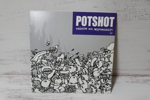 POTSHOT ポットショット FREEDOM & RESPONSIBILITY EP レコード