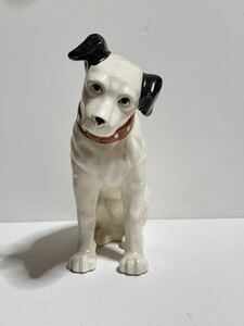 ビクター犬 Victor 陶器 犬 置物 昭和レトロ ニッパー犬