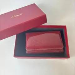 Cartier カルティエ キーケース レッド レディース ブランド