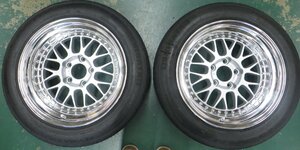 美品 ワーク マイスター M1 16インチ 2本 9J 5H114.3 シバタイヤ 225/50R16 深リム ドリケツ WORK R31ハウス SIBATA