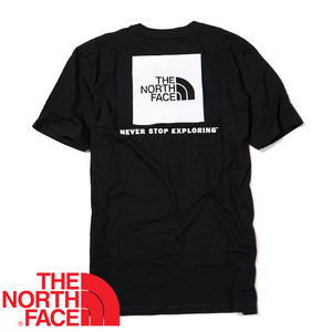 【新品本物 USA購入】THE NORTH FACE ノースフェイス ■ Red Box Logo Tee ■ ブラックホワイト / S ■Tシャツ ボックスロゴ 海外限定