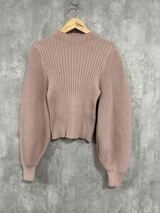 リエンダ rienda Low Gauge SLV Knit TOP