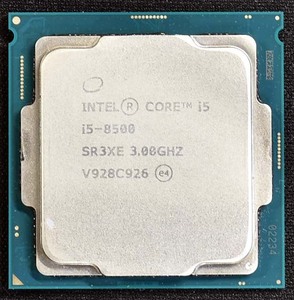 1円スタート Intel Core i5-8500 3.00GHz SR3XE Socket 1151 (LGA1151) Coffee Lake-S (動作確認済 中古品) (管:PCT1