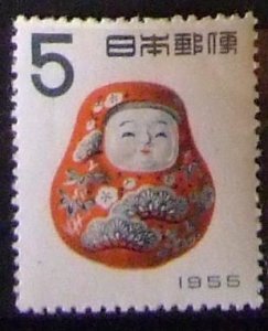 昔懐かしい切手 年賀切手 昭和30年用「だるま」 1954.12.20.発行ｃ