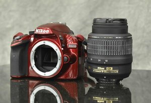 F☆Nikon ニコン デジタル一眼レフカメラ D3200 AF-S DX NIKKOR 18-55mm F3.5-5.6G VR レンズキット ☆中古☆