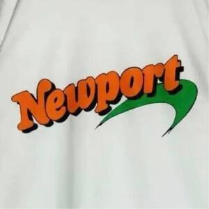 ニューポート newport Tシャツ イエロー バックス 着 企業物 大判 タバコ たばこ USA 90s 製 STP y2k 00s 野村訓市 着用 Marlboro Vintage