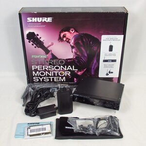 1円～ SHURE シュア PSM300 パーソナルモニターシステム 高遮音性イヤホン SE112付属 箱付 動作未確認 ※同梱不可 y291-3148727【Y商品】