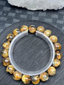 即決 0322b769 極美品★【45A太陽花タイチンルチル】★ブレス 10.5-11mm（新品）