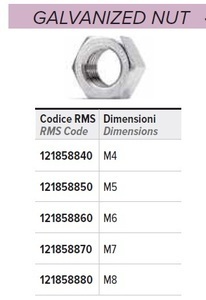 RMS 12185 8850 社外 ナット M5 10個