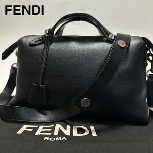 【美品】保存袋付き　フェンディ　FENDI　ミディアム　バイザウェイ　黒　ブラック　2way　ショルダーバッグ　ハンド　8BL124