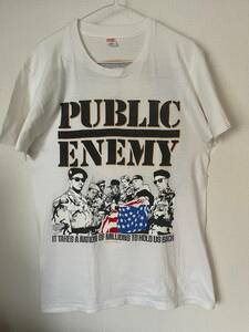80s PUBLIC ENEMY Tシャツ RUN DMC DEF JAM BEASTIE BOYS 40ACRES SNOOP wu-tang kanye N.W.A. ICE CUBE Supreme パブリックエネミー
