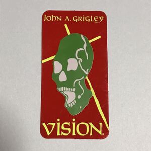 Vision John Grigley ヴィンテージ オールドスケート ステッカー パウエル サンタクルーズ ゾーラック 80