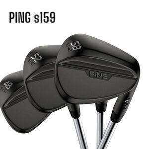 PING ピンs159 WEDGE ウェッジ 3本セット ミッドナイト #48-12 #52-12 #58-10 PING TOUR 2.0 CHROME