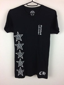 美品 クロムハーツ 半袖Tシャツ レディース ブラック サイズS CHROME HEARTS 返品可能 送料無料