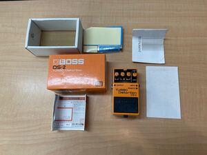 現状品 12-82 BOSS DS-2 エフェクター TURBO Distortion ディストーション 台湾製 元箱付 保証書付き