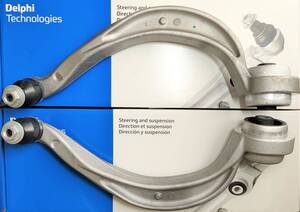 (送料込) アウディ A4/S4/RS4 A5/S/RS5 Q5・ポルシェMACANマカン フロントコントロールアーム（リア）左右セット【DELPHI製・新品】
