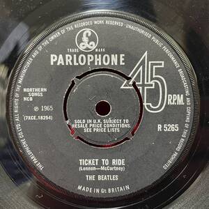 ◆UKorg7”s!◆THE BEATLES◆TICKET TO RIDE◆