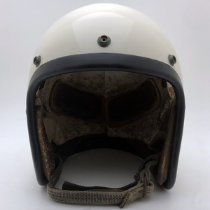 送料無料 1957 初代 Wストラップ BELL 500-TX IVORY 61cm/ビンテージヘルメットベル500txj白r-trtmagnumマックホールmchal60s70s