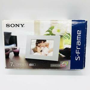 保管品 SONY ソニー デジタルフォトフレーム DPF-E73 S-Frame ７型 フォトフレーム シンプル ホワイト 写真