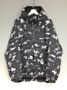 A BATHING APE アベイシングエイプ STA CAMO PSYCHE スターカモ サイケ ナイロンパーカー マウンテンパーカー ジャケット サイズL