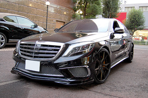 God Hand メルセデス ベンツ W222 Sクラス S65/S63 AMG フロントリップスポイラー FRP