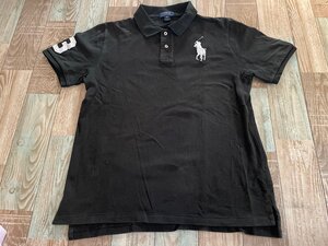 ポロラルフローレン ■ ビッグポニー鹿の子ポロシャツXLネイビー POLO RALPH LAUREN 正規品