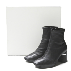 3.1 Phillip Lim フィリップリム DRUM 70MM STRETCH ANKLE BOOT ストレッチアンクルブーツ SHF8-T558SNN 35 サイドジップ lm2435