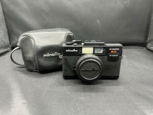 S☆ minolta ミノルタ HI-MATIC SD フィルムカメラ MINOLTA ROKKOR 1:2.7 f=38mm カメラ ジャンク ケース付