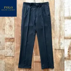 【極美品】Ralph Lauren イタリア製 2タック ウール スラックス