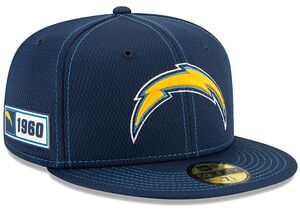 【7.1/8】 限定 100周年記念モデル NEWERA ニューエラ LA チャージャーズ Chargers 59Fifty キャップ 帽子 NFL アメフト 公式 USA正規品