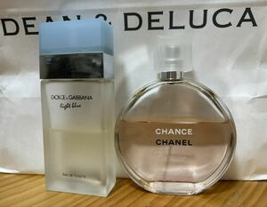 シャネル チャンス CHANEL 香水 CHANCE フレグランス EDT オードトワレ ドルチェ＆ガッバーナ ライトブルー DOLCE&GABBANA D&G ドルガバ 