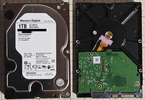 WD HUS722T1TALA604 1TB HDD 26回 54時間